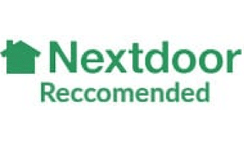 Nextdoor Recommended badge logo in green with house icon for Murray Scholls Family Dental